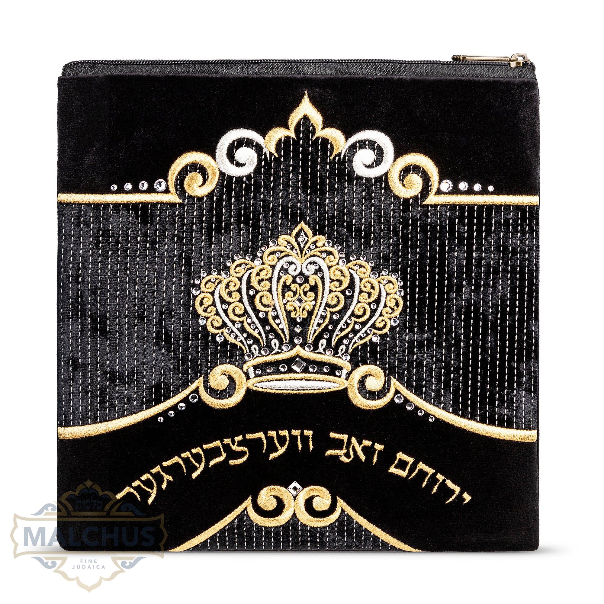 Bag #723 Black Velvet & Gold Emb