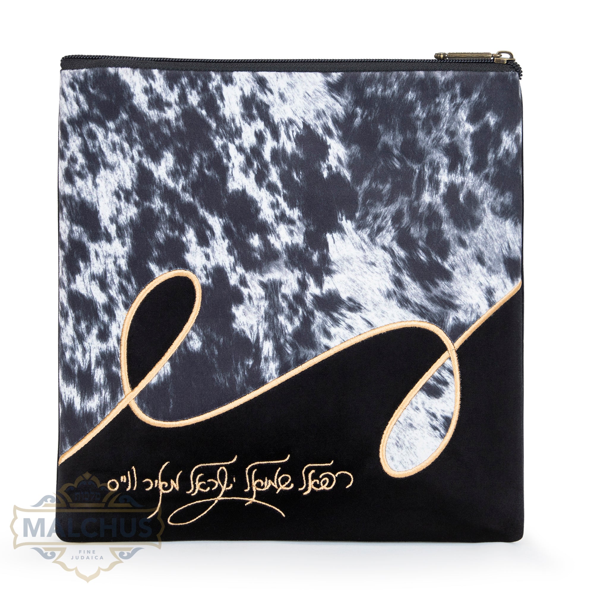 Bag #733 Black Velvet & Gold Emb