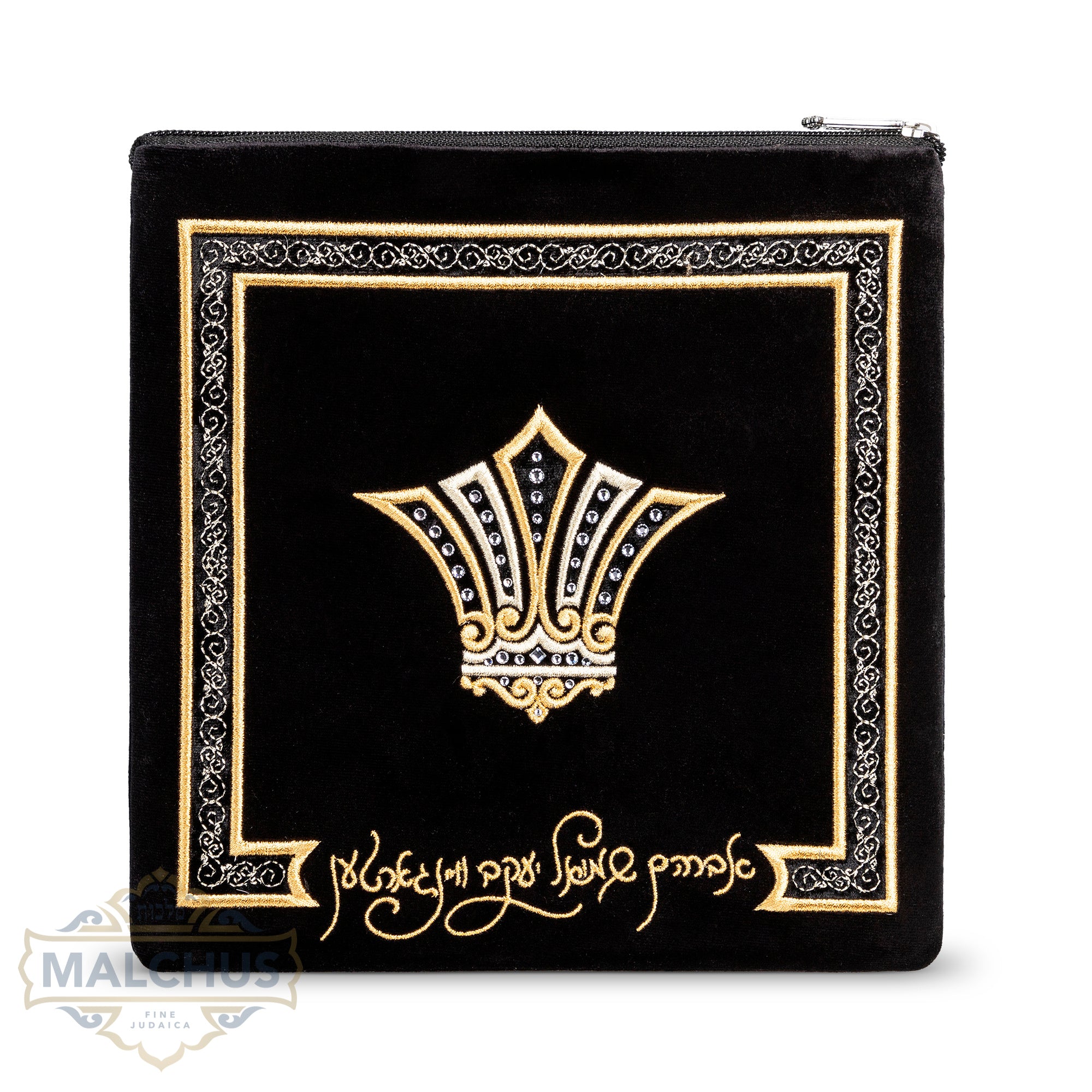 Bag #773 Black Velvet & Gold Emb