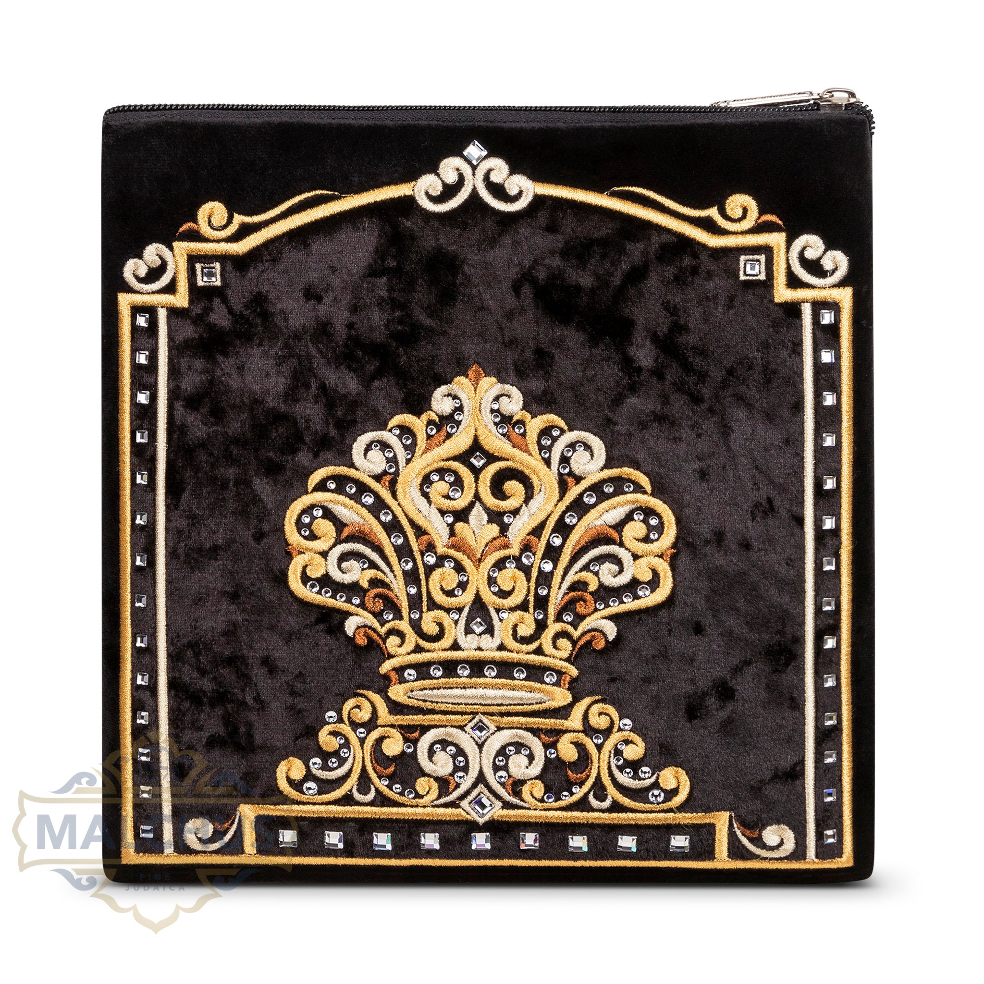 Bag #218 Black Velvet & Gold Emb