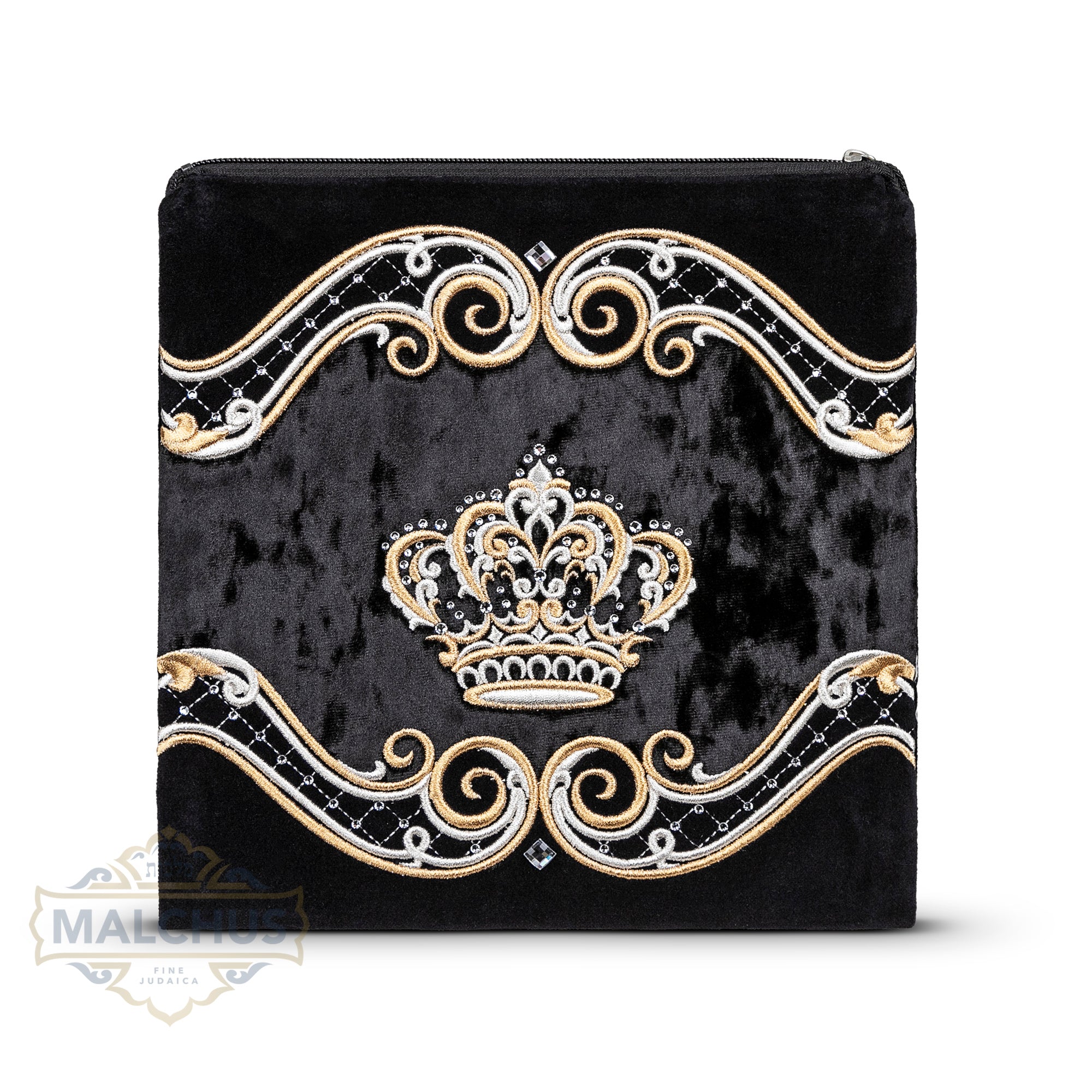Bag #740 Black Velvet & Gold Emb
