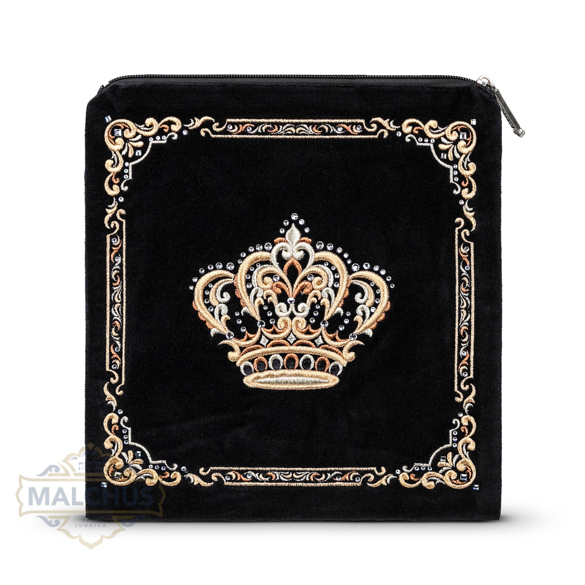 Bag #760 Black Velvet & Gold Emb