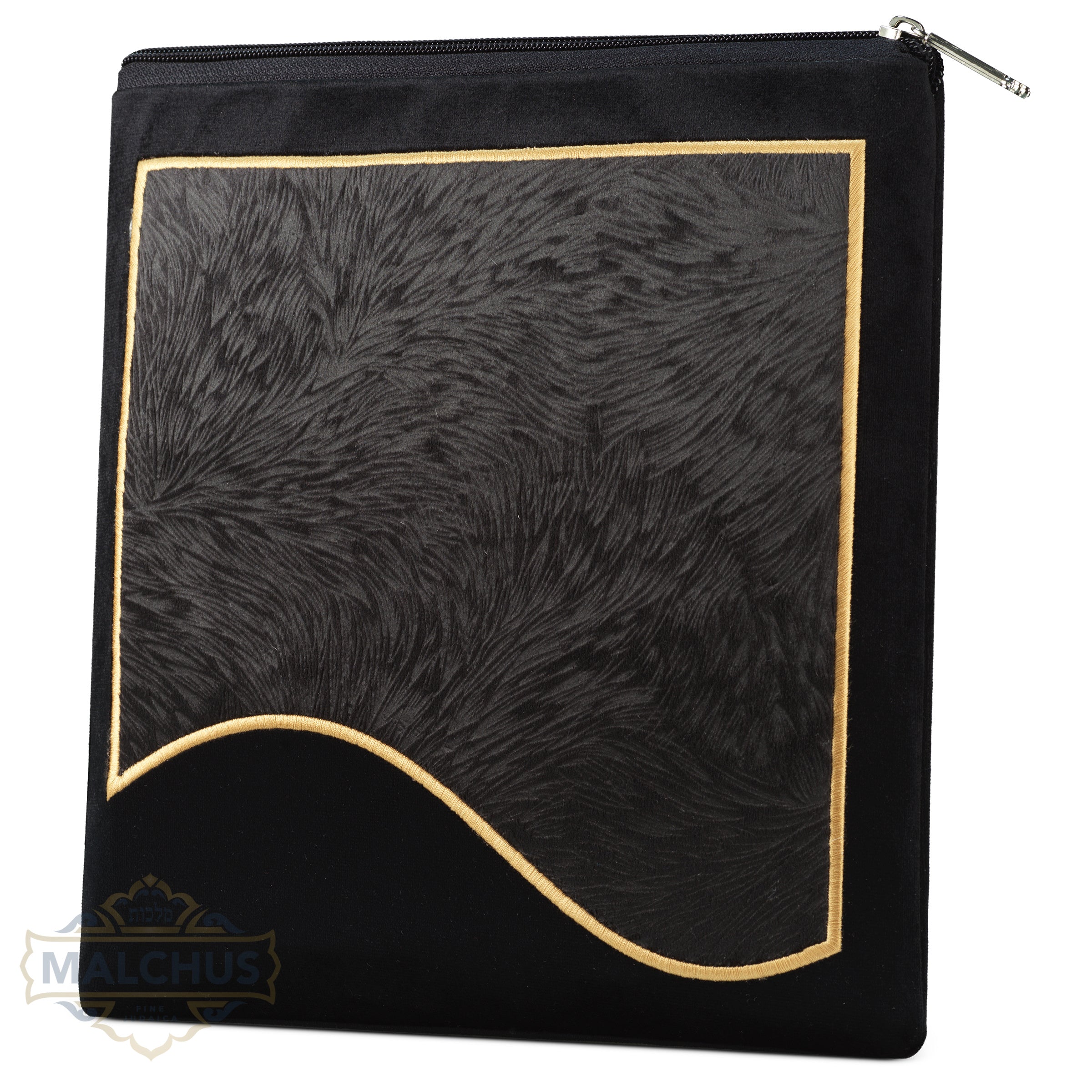 Bag #827 Black Velvet & Gold Emb