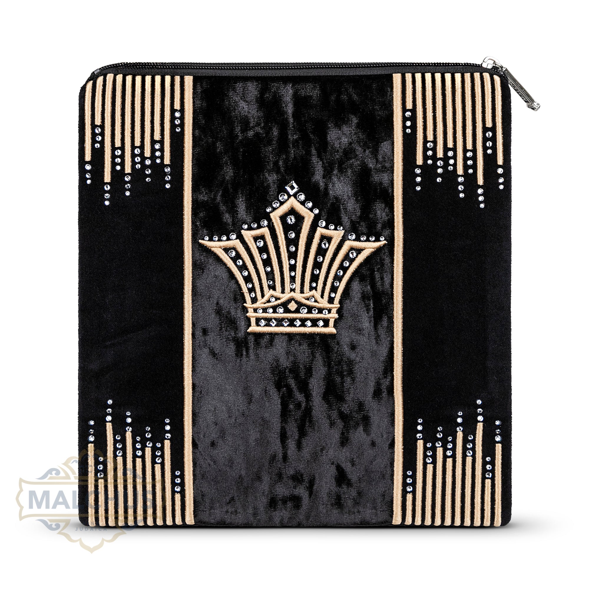 Bag #931 Black Velvet & Gold Emb