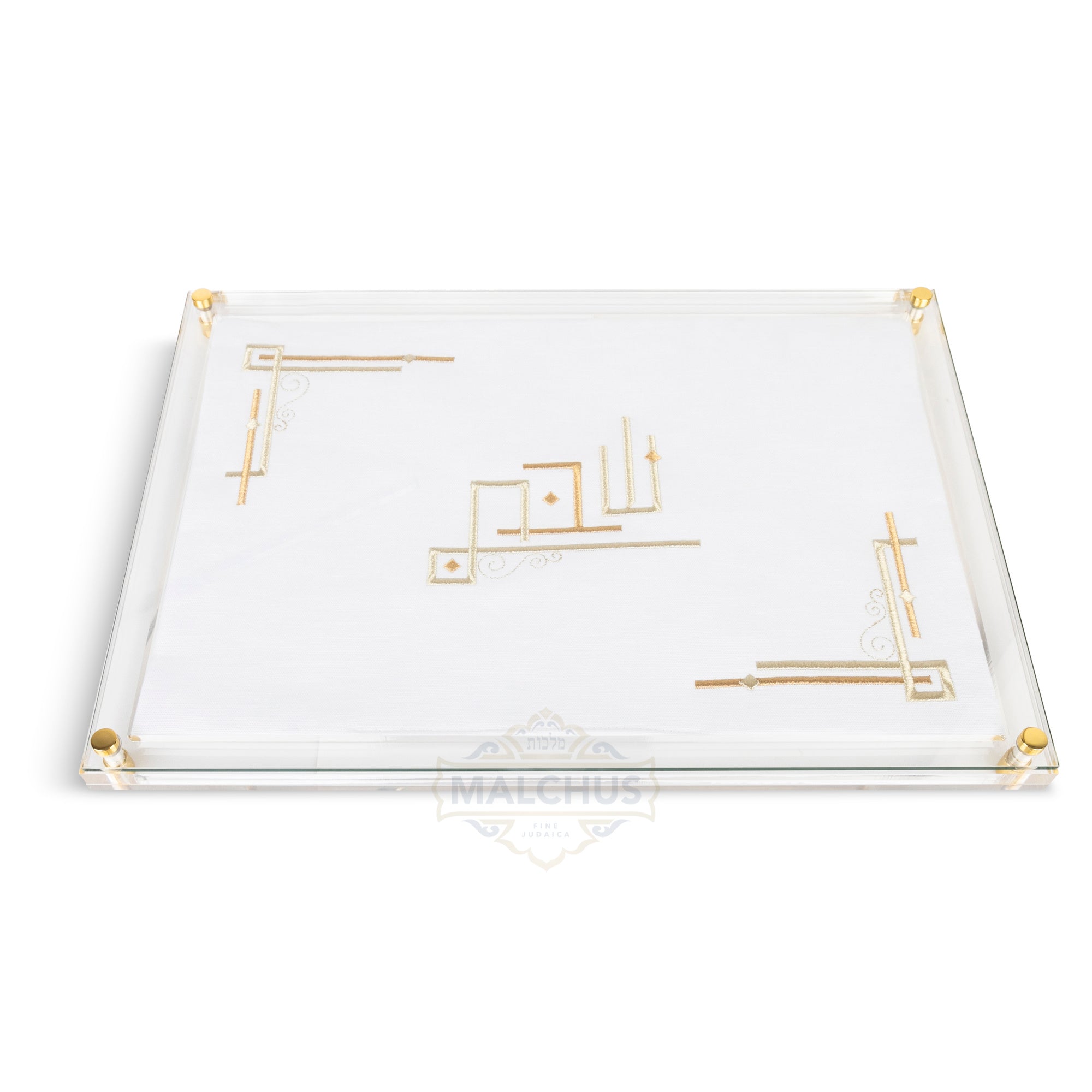 Glass Challah Board #876 Linen-look