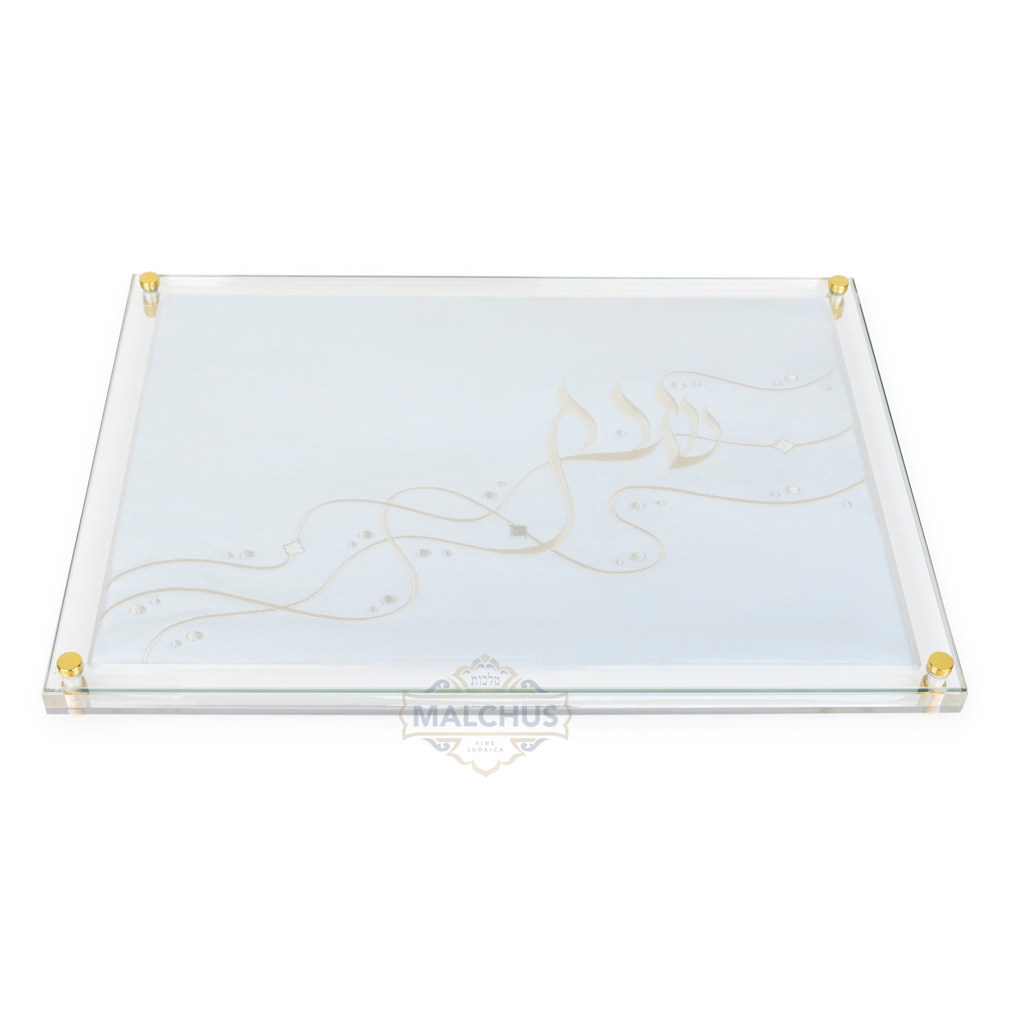 Glass Challah Board #930 Linen-look