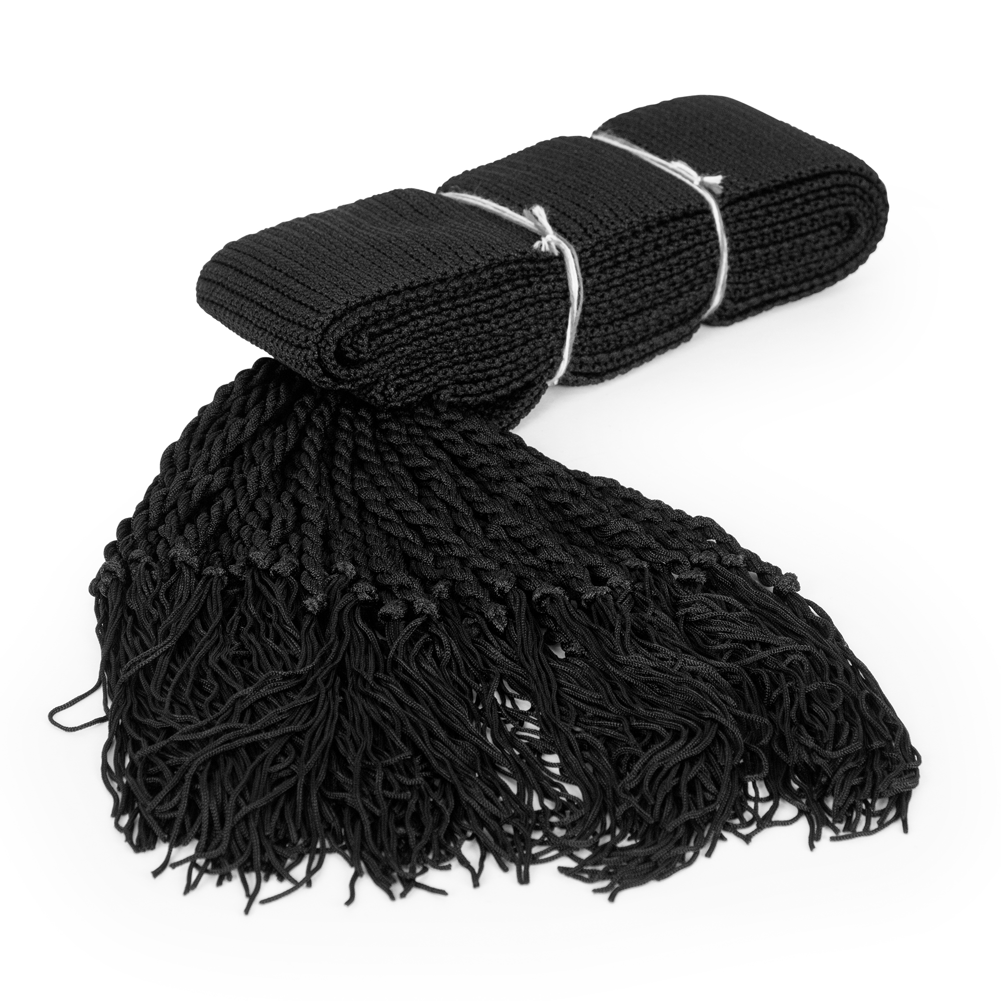 Handmade Elegant Crochet Gartel - Black