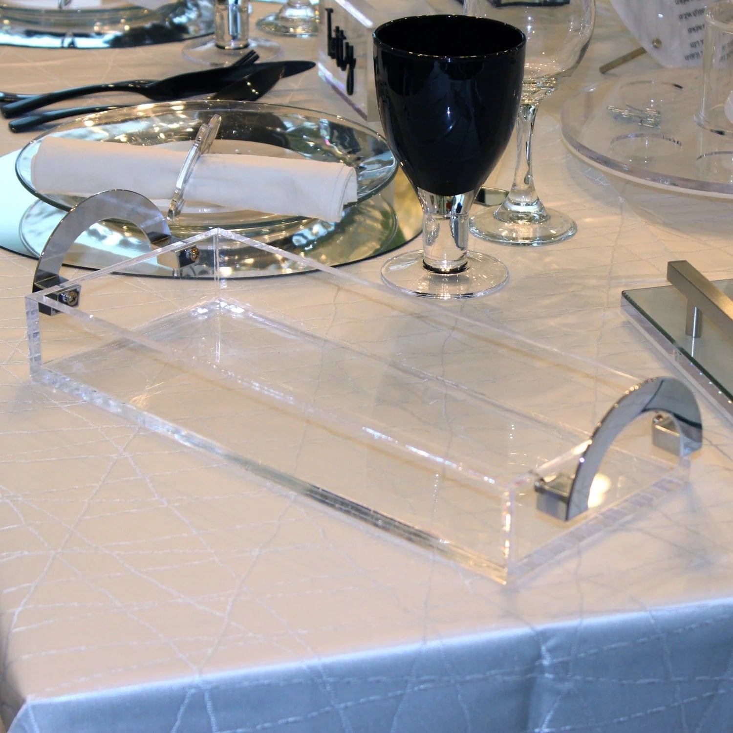 Marble Rosh Hashanah Tablescape