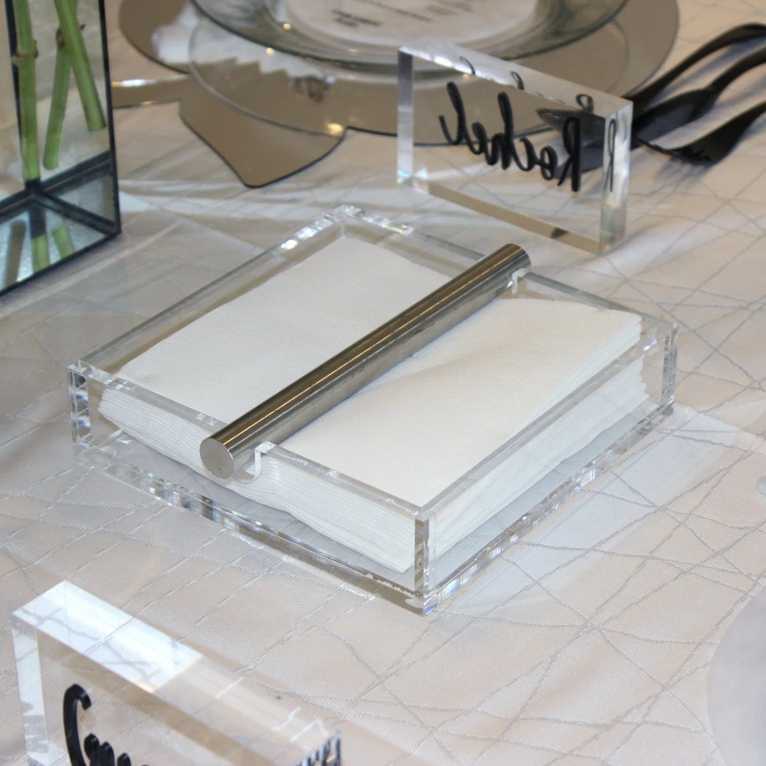 Marble Rosh Hashanah Tablescape