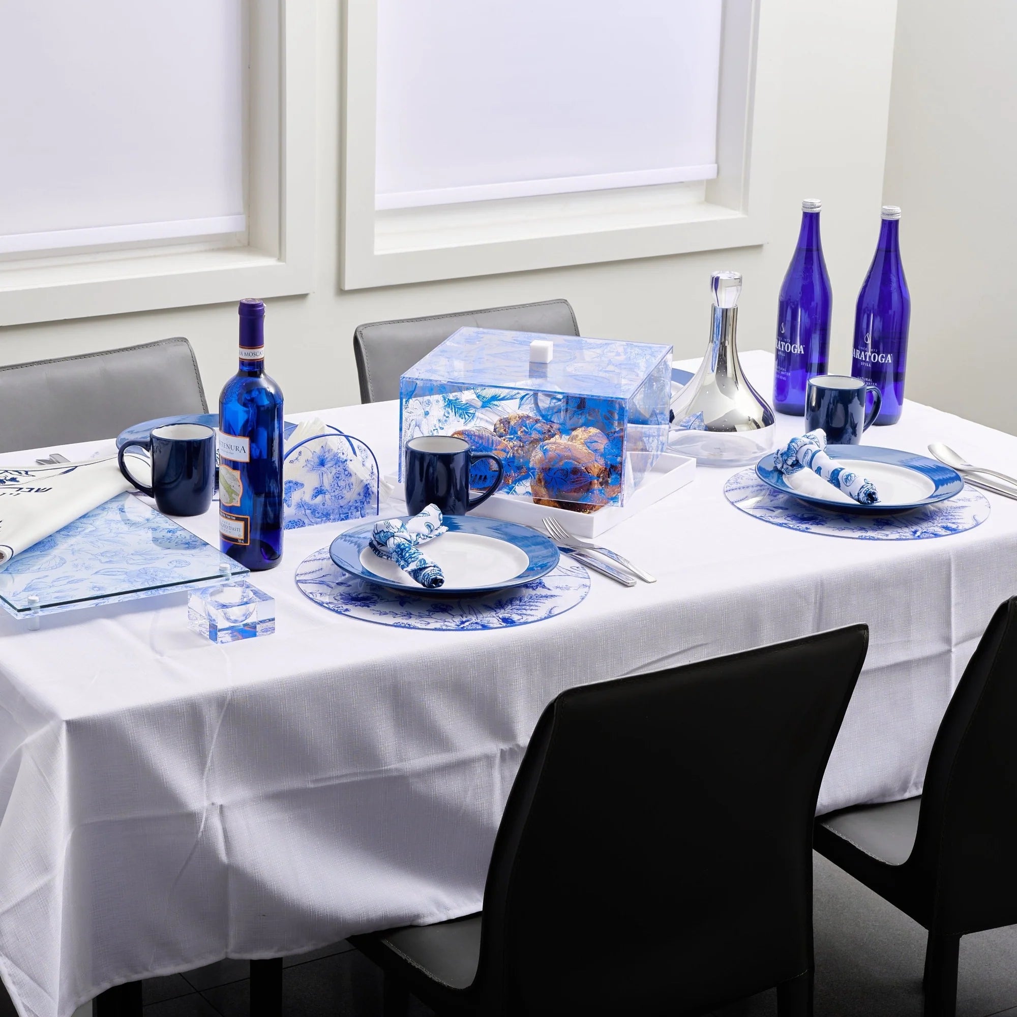 Shavuos French Toile 2024 Tablescape