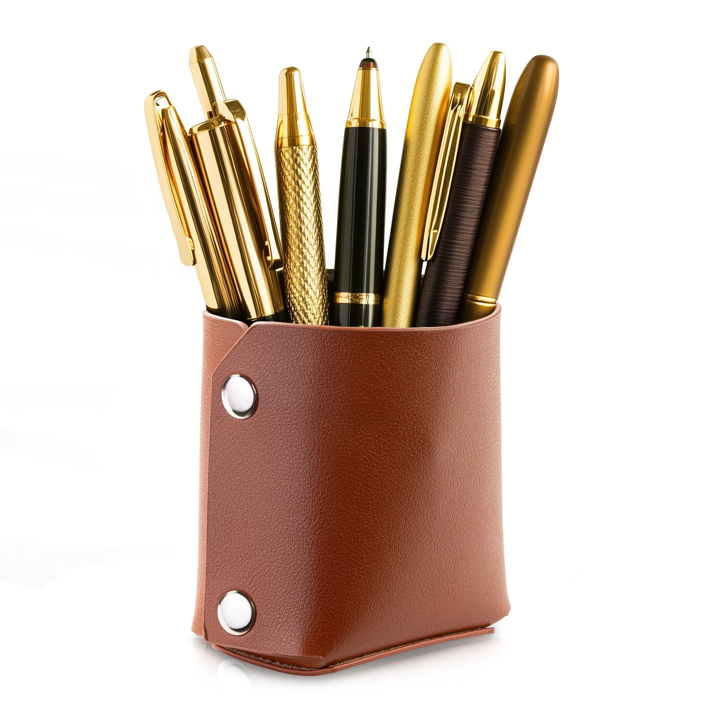Leather Pen Cup / Holder