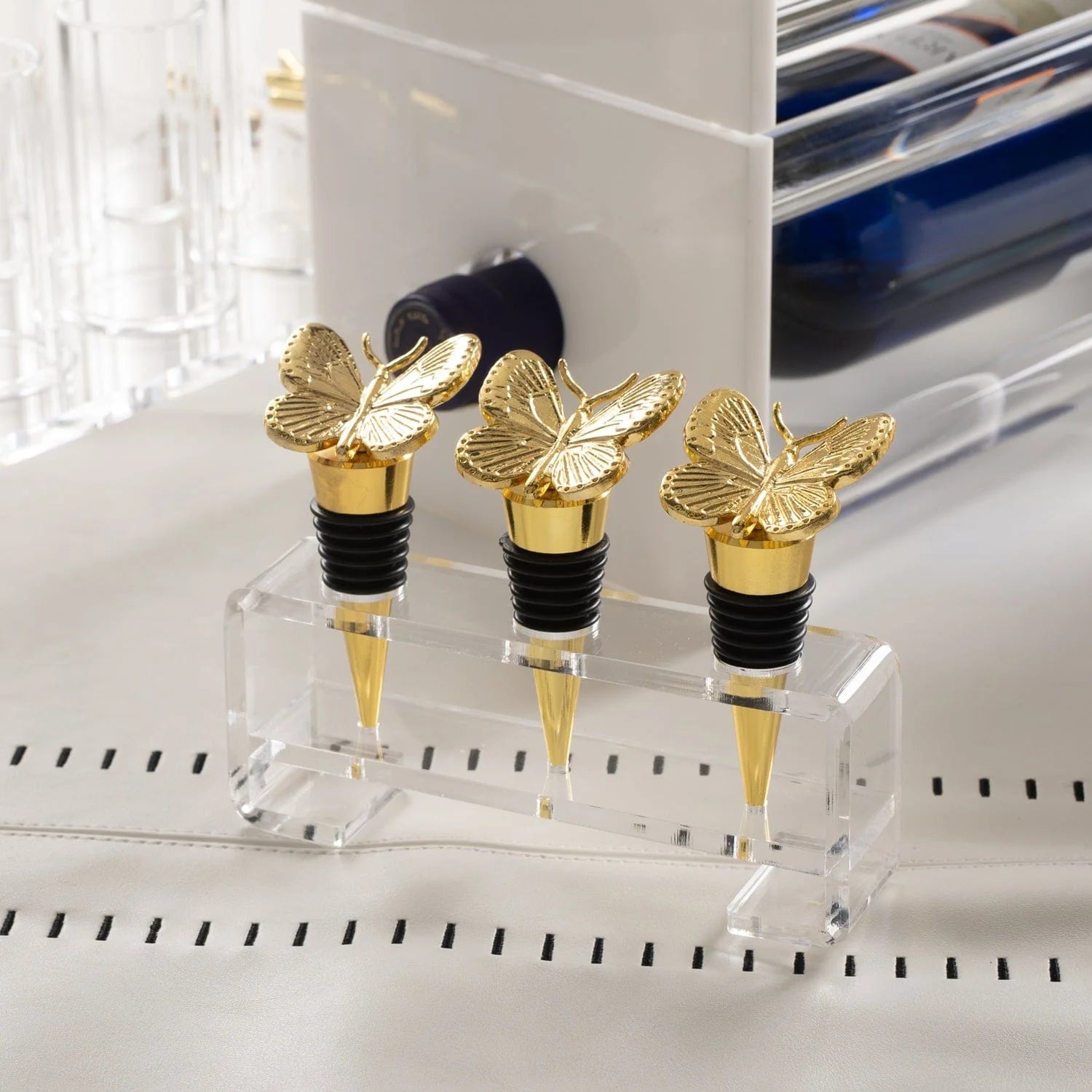 Butterfly Wine Stopper Set