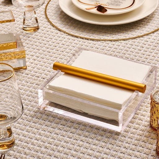 MetaLucite Dowel Napkin Holder