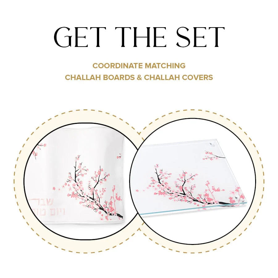 Cherry Blossom Challah Cover