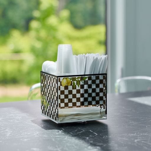 Onyx Swivel Silverware Caddy