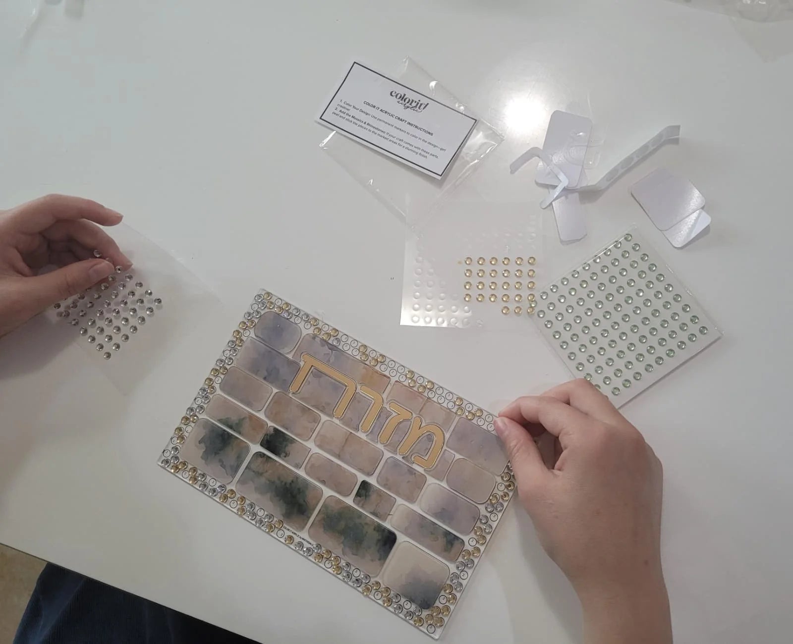 Replacement pieces for Mosaic Mizrach Wall Decoration