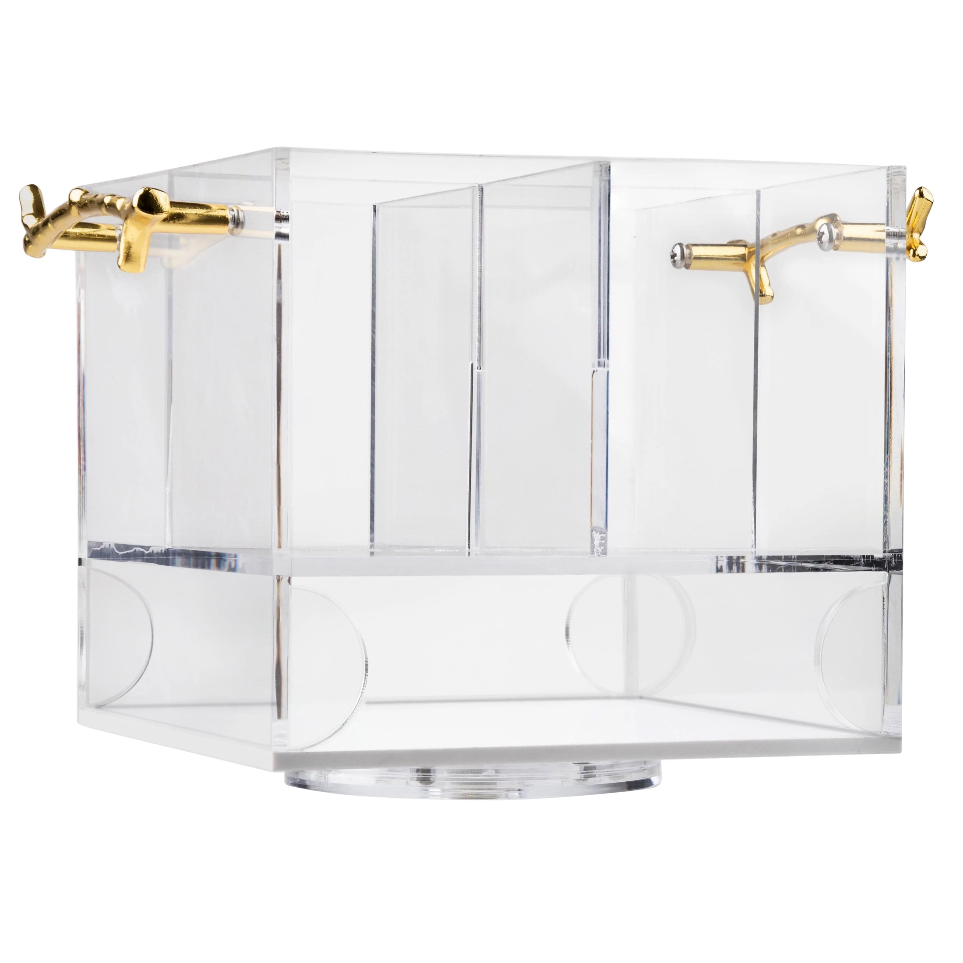 MetaLucite Twig Swivel Silverware Caddy