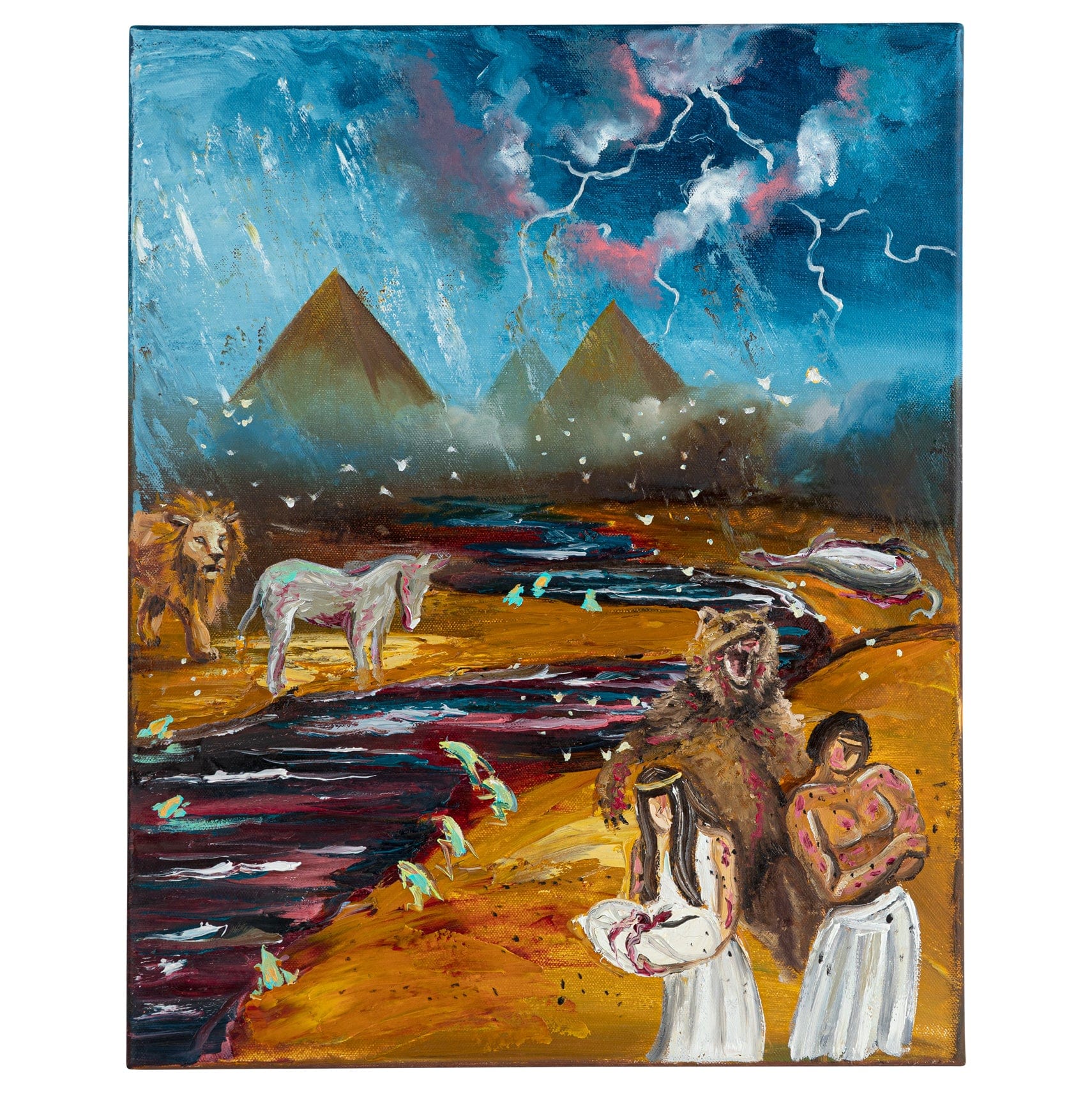 Original Hand Painted Pesach Art