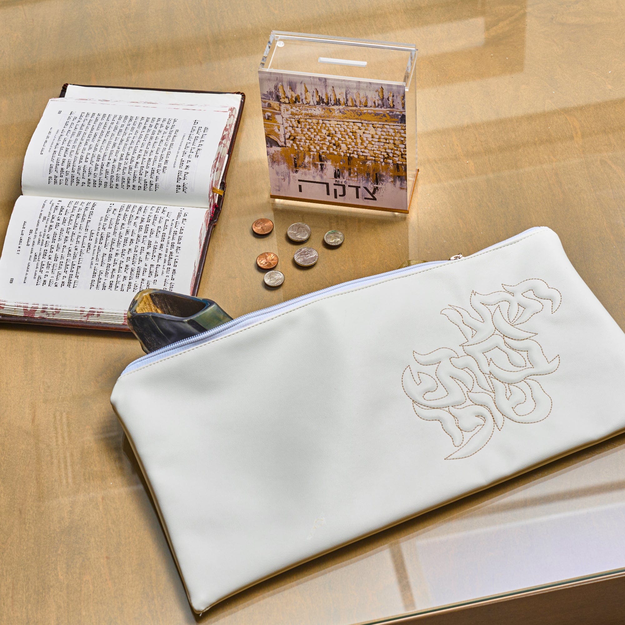 Kosel at Winter Tzedakah Box
