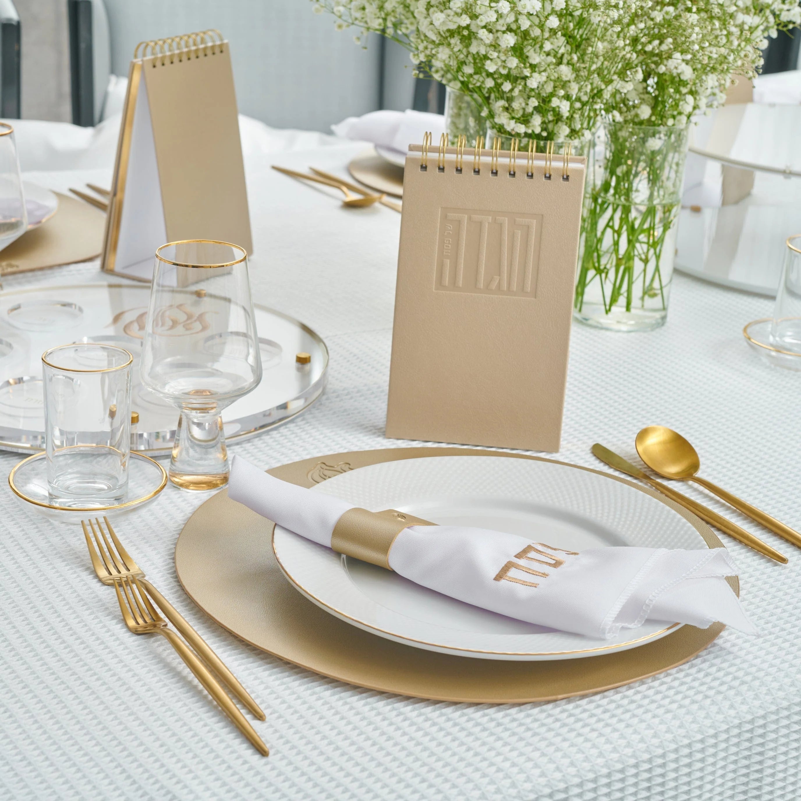Regal Leather Pesach 2025 Tablescape