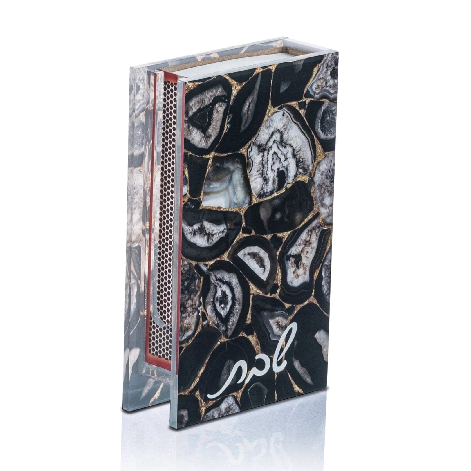Agate Matchbox Holder