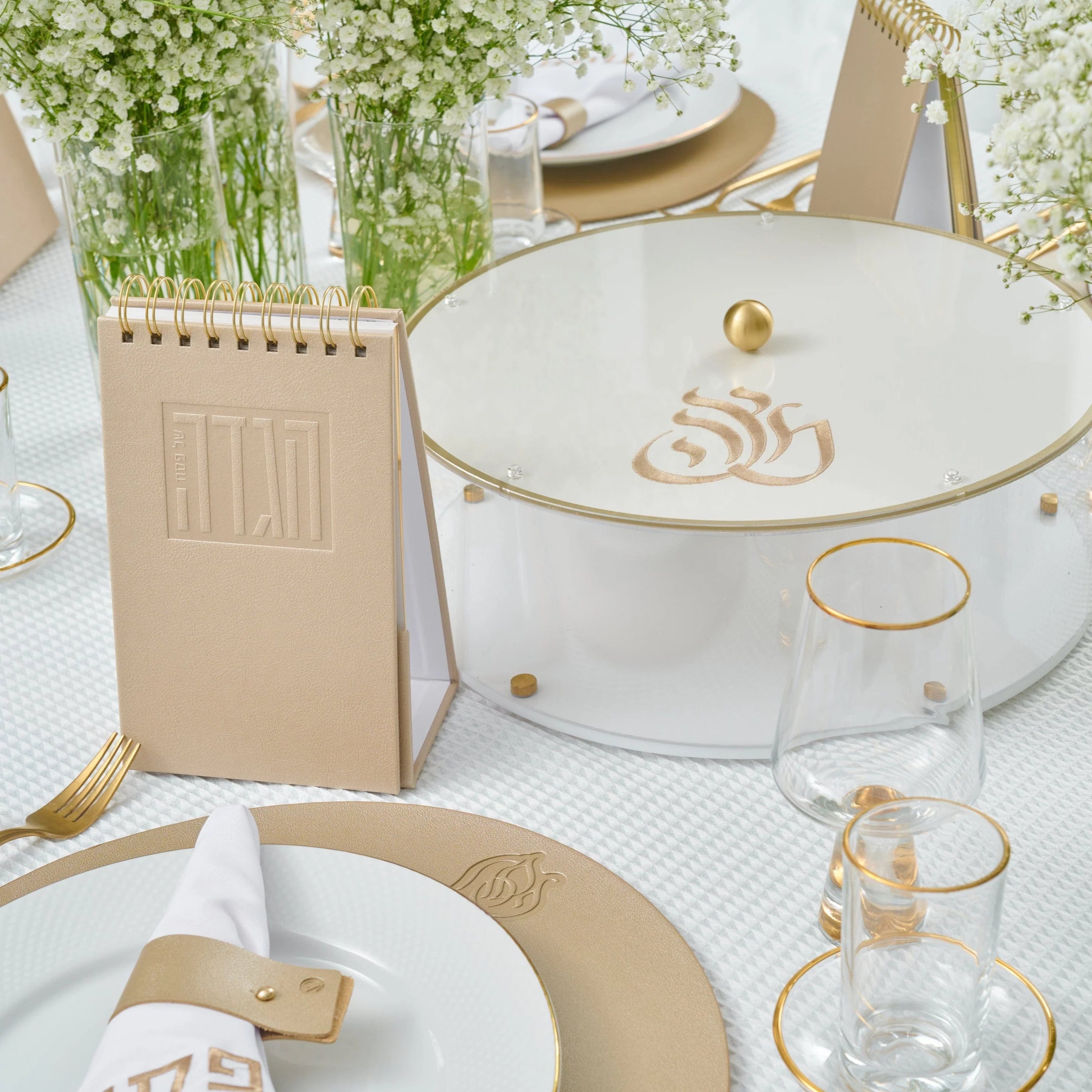 Regal Leather Pesach 2025 Tablescape