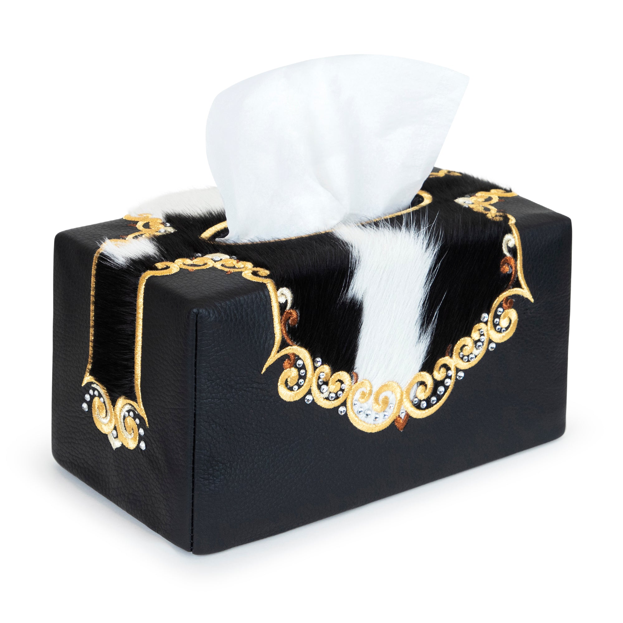 Custom Embroidered Tissue Box #1