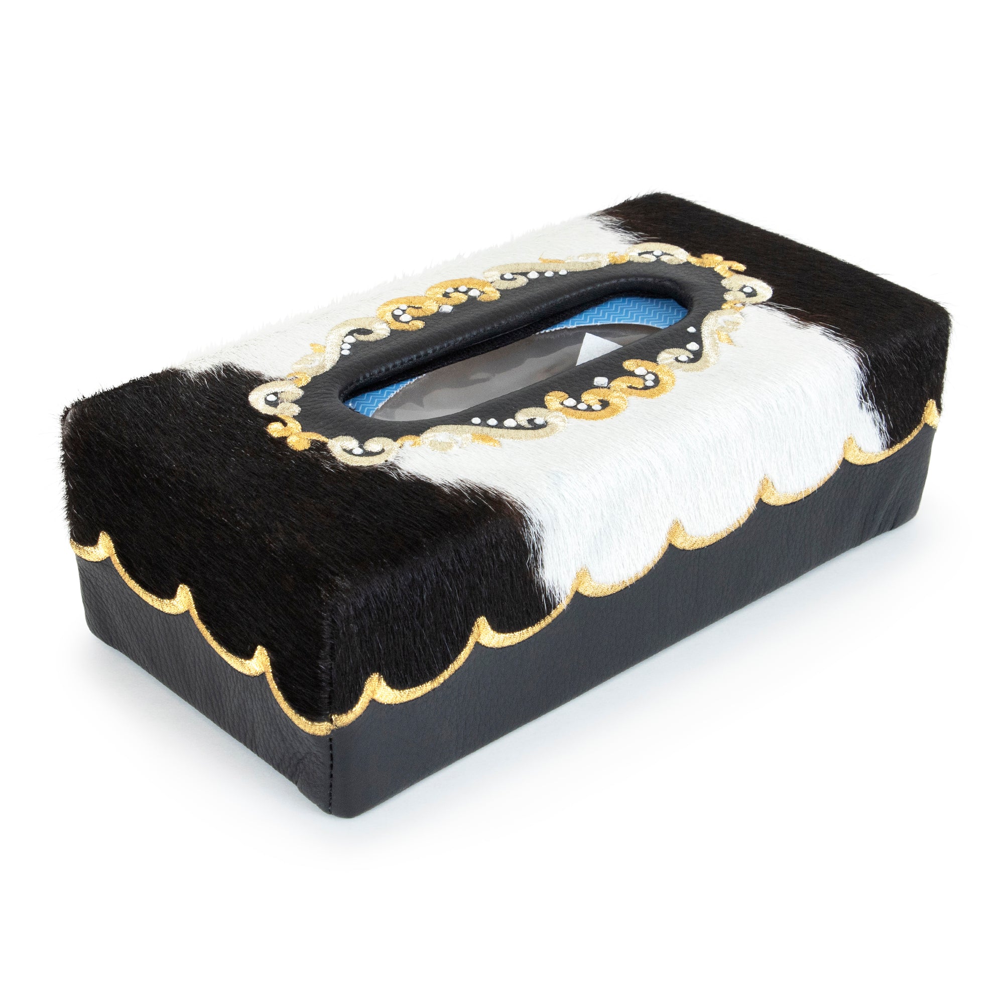 Custom Embroidered Tissue Box #2