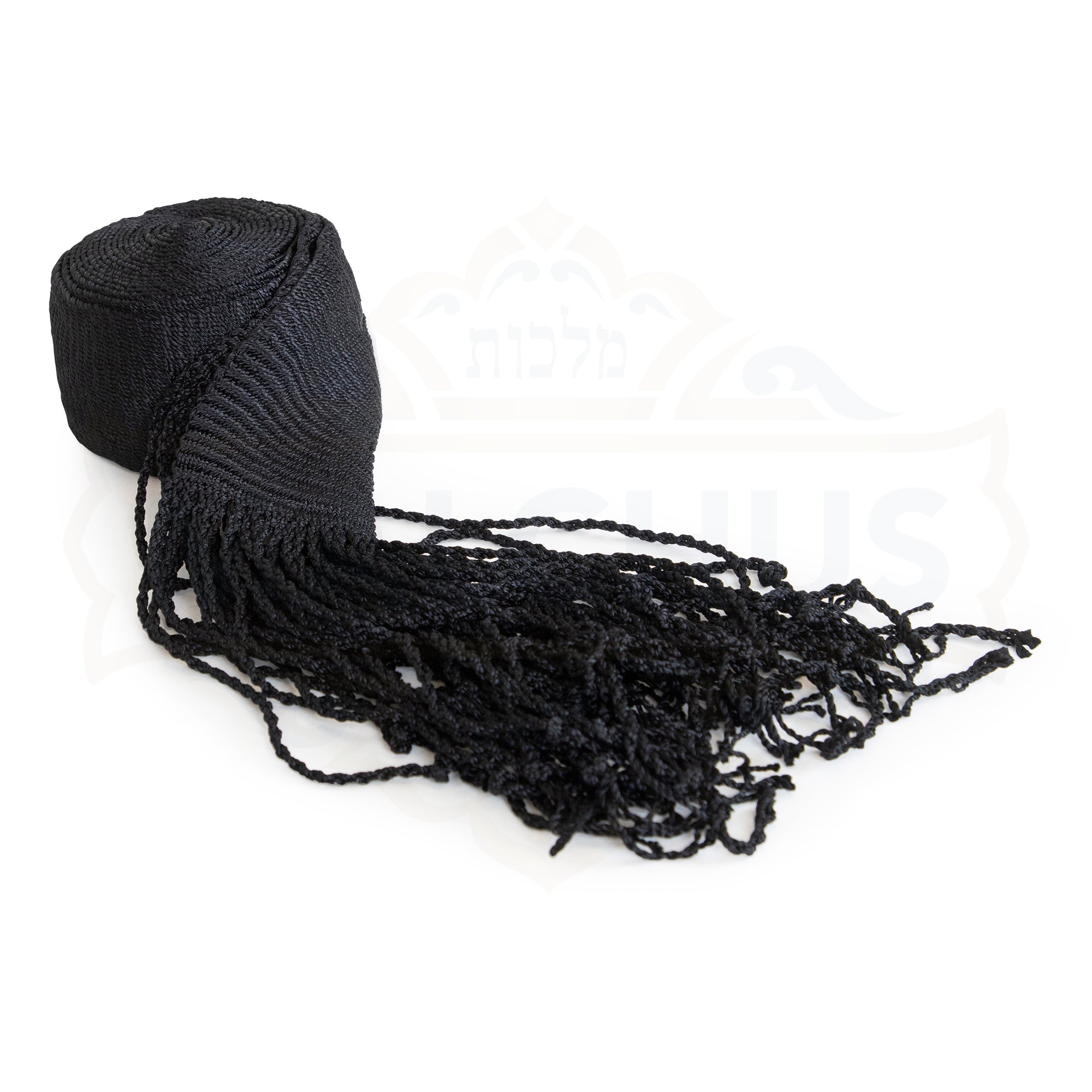 Black Hand Made Silk Gartel