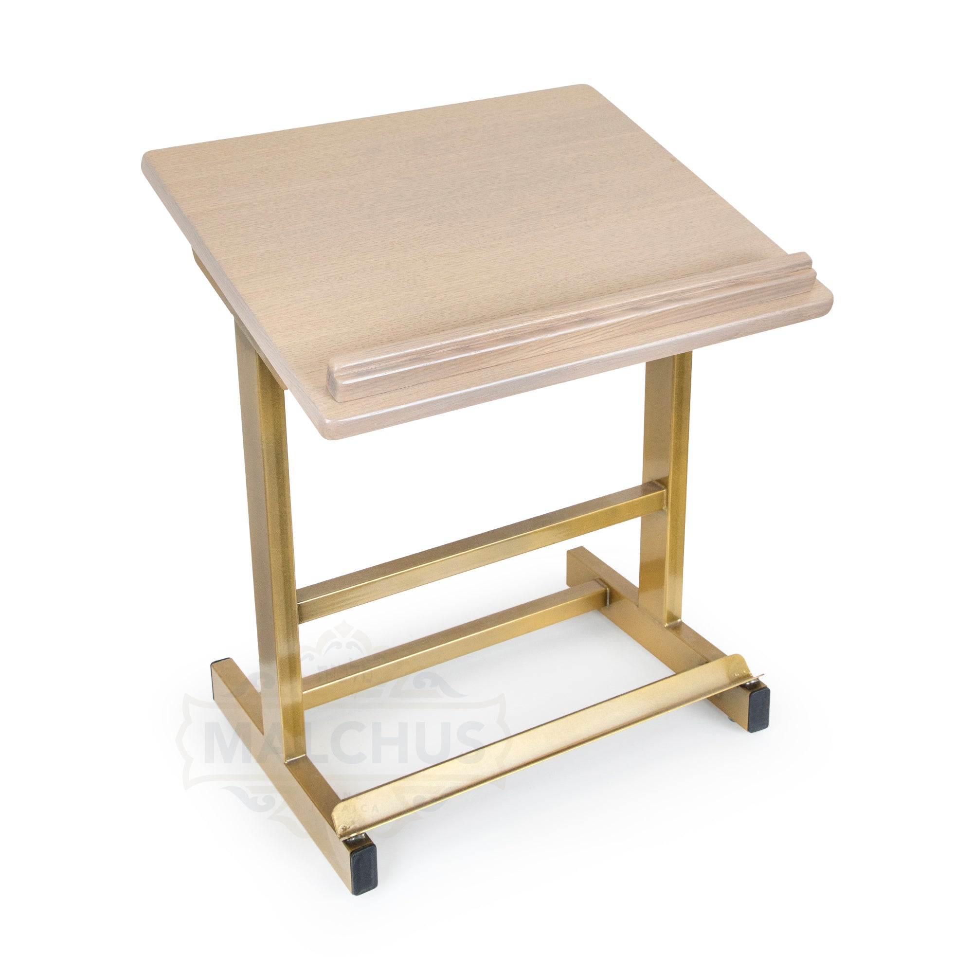 Malchut Table Shtender Gold