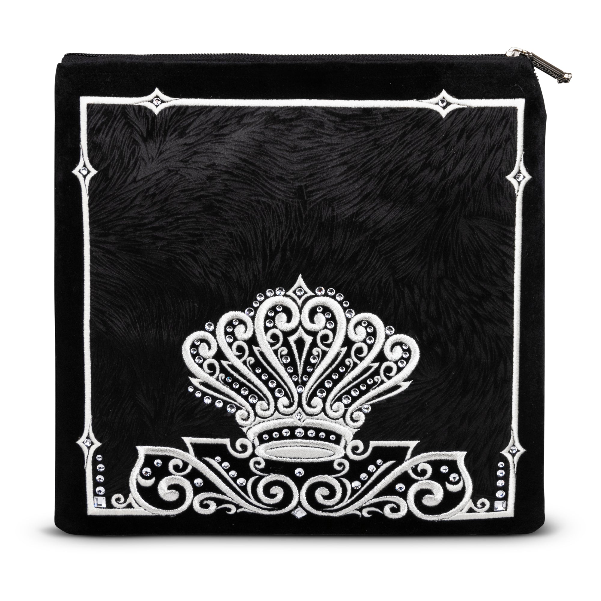Bag #817 Black Velvet & Silver Emb