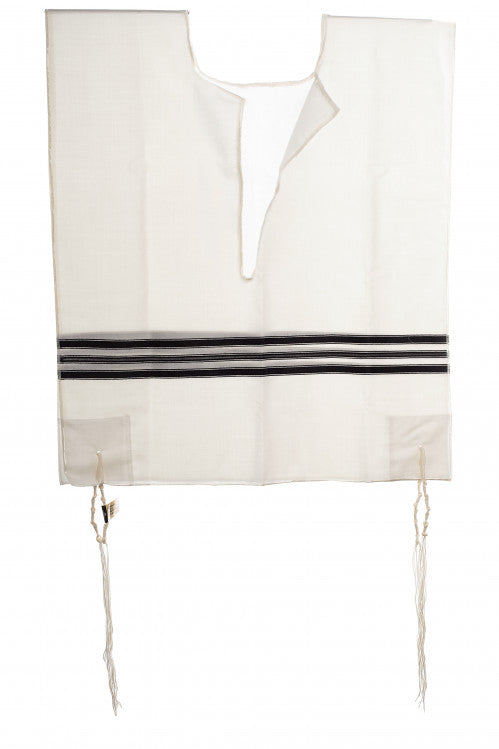 Wool Adult 1 Hole Keshiras Ashkenaz Tzitzis