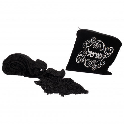 Handmade Elegant Crochet Gartel - Black