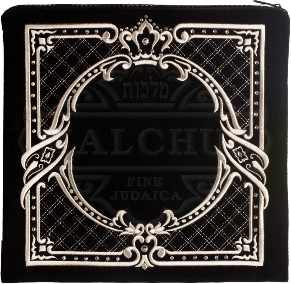Circle Design in Square Setting Velvet Talis Bag #185