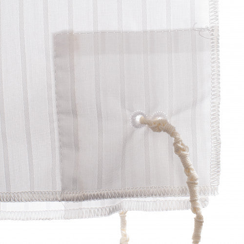 Poly- Cotton Kids Slit Neck, 2 Hole Ashkenaz Tzitzis