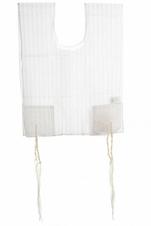 Cotton Kids 1 Hole Keshiras Ashkenaz Tzitzis Avodas Yad