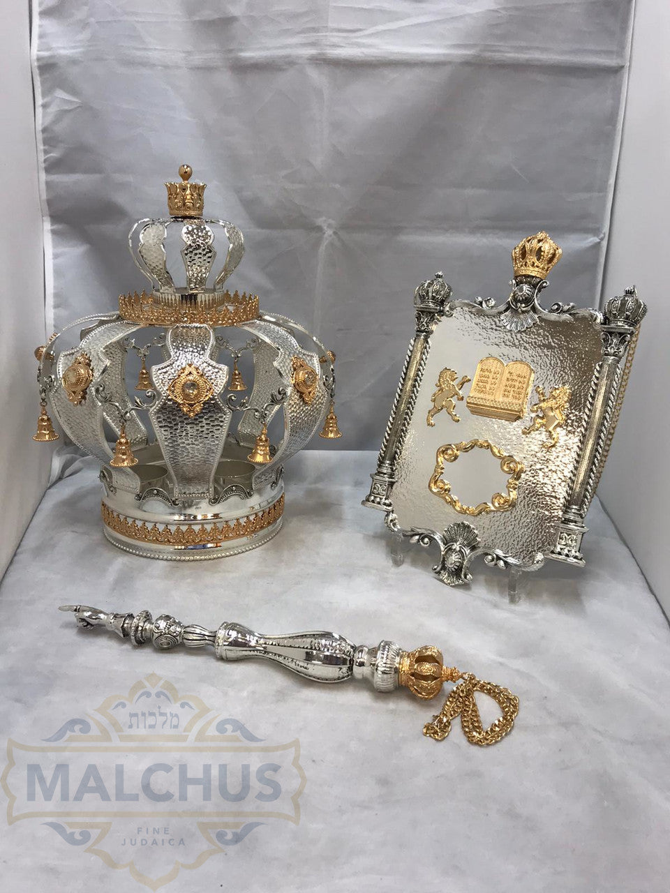 Silver Torah Crown #10