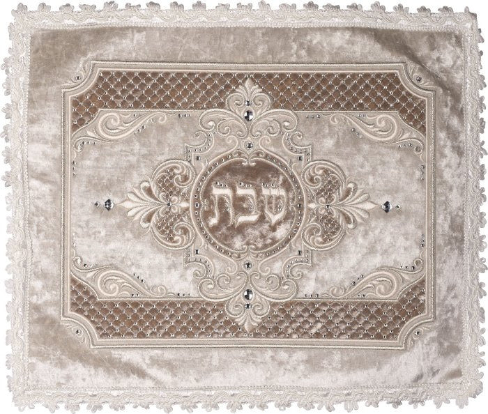 Medallion Crushed Velvet Challah Cover #585