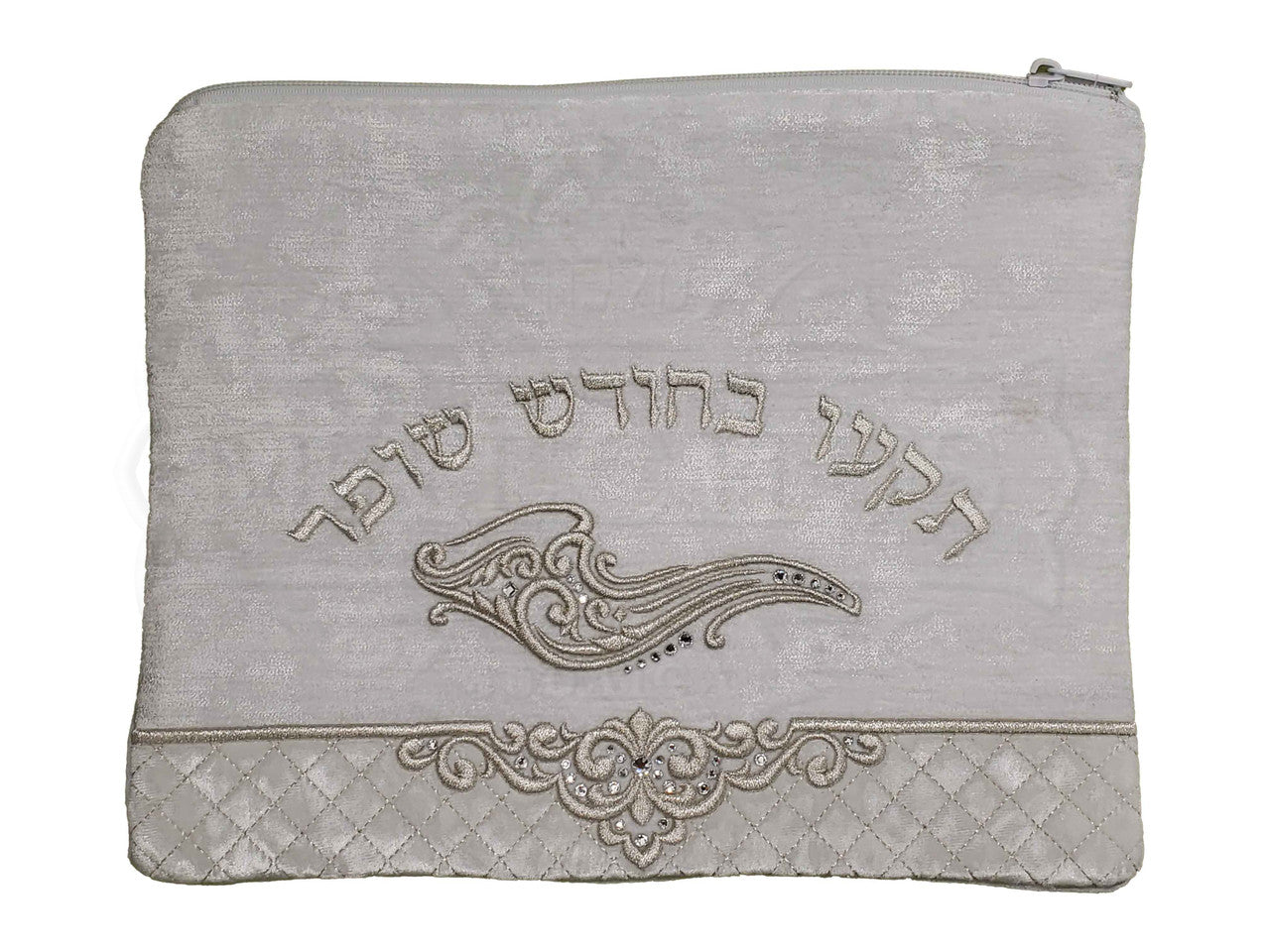 Shofar Bag # 1025 White  Velvet