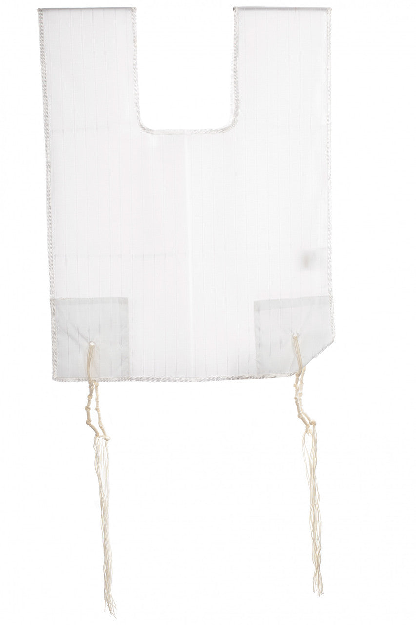 Poly- Cotton Kids Round Neck, 1 Hole Ashkenaz Tzitzis