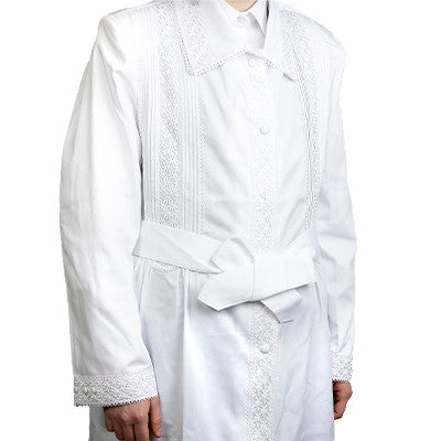 Malchut Kittel Flower Lace Design #2101