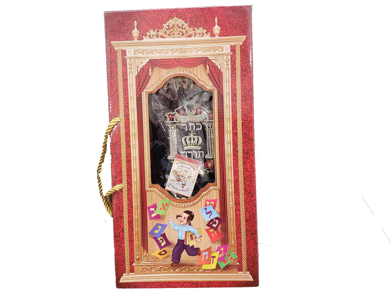 Medium Sefer Torah Velvet Cover Alef Beit