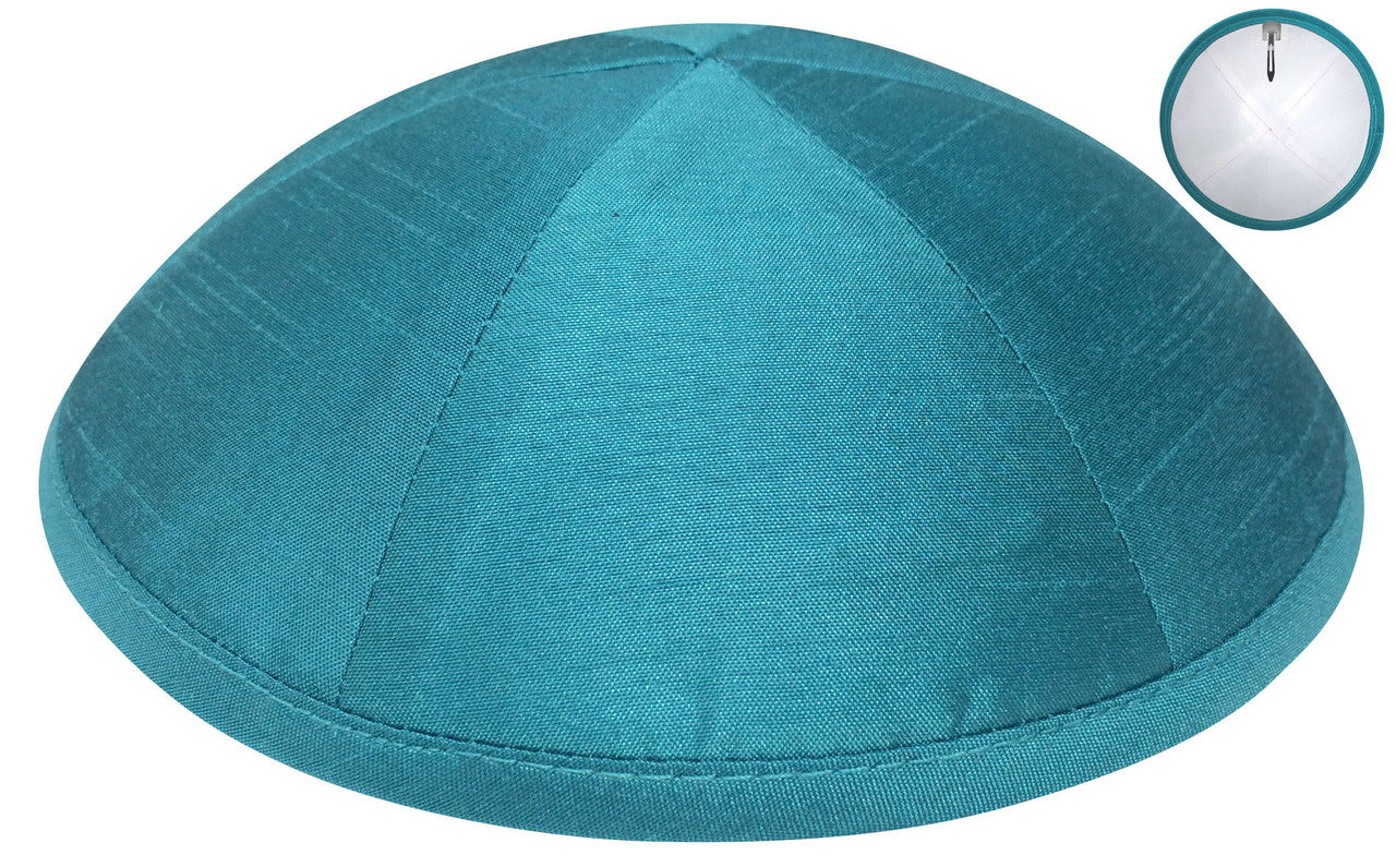 Raw Silk Kippot