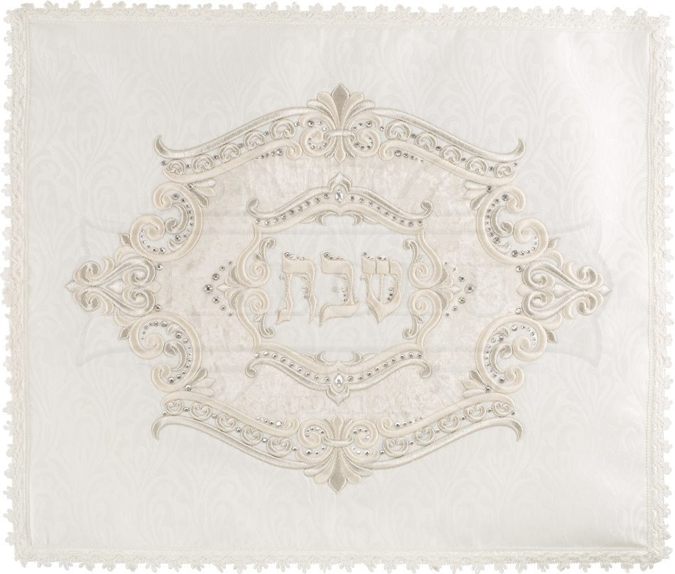 Medallion Inset Velvet-Brocade Challah Cover #615