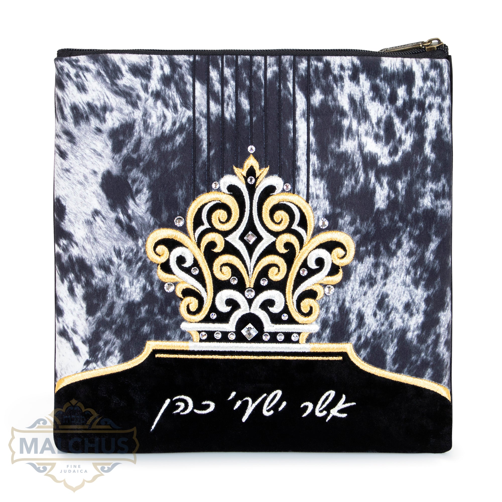 Bag #783 Black Velvet & Gold Emb