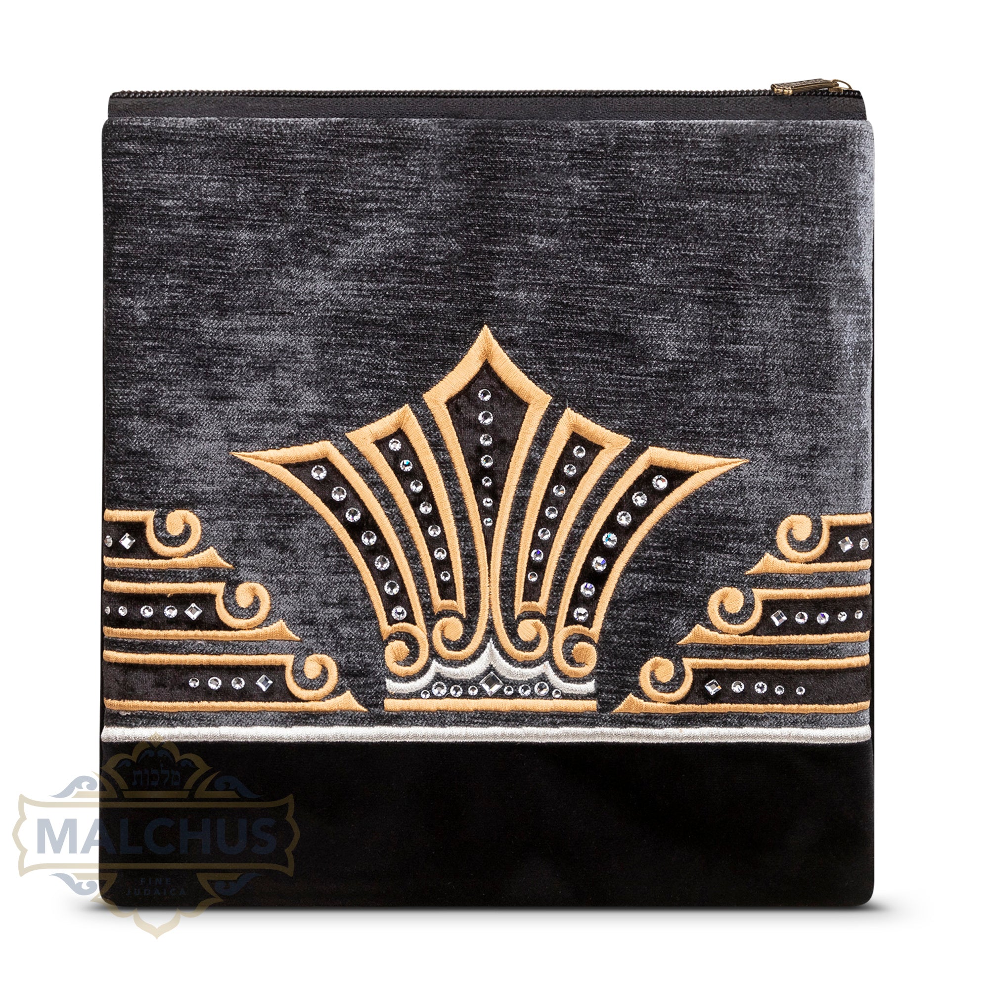 Bag #251 Black Velvet & Gold Emb
