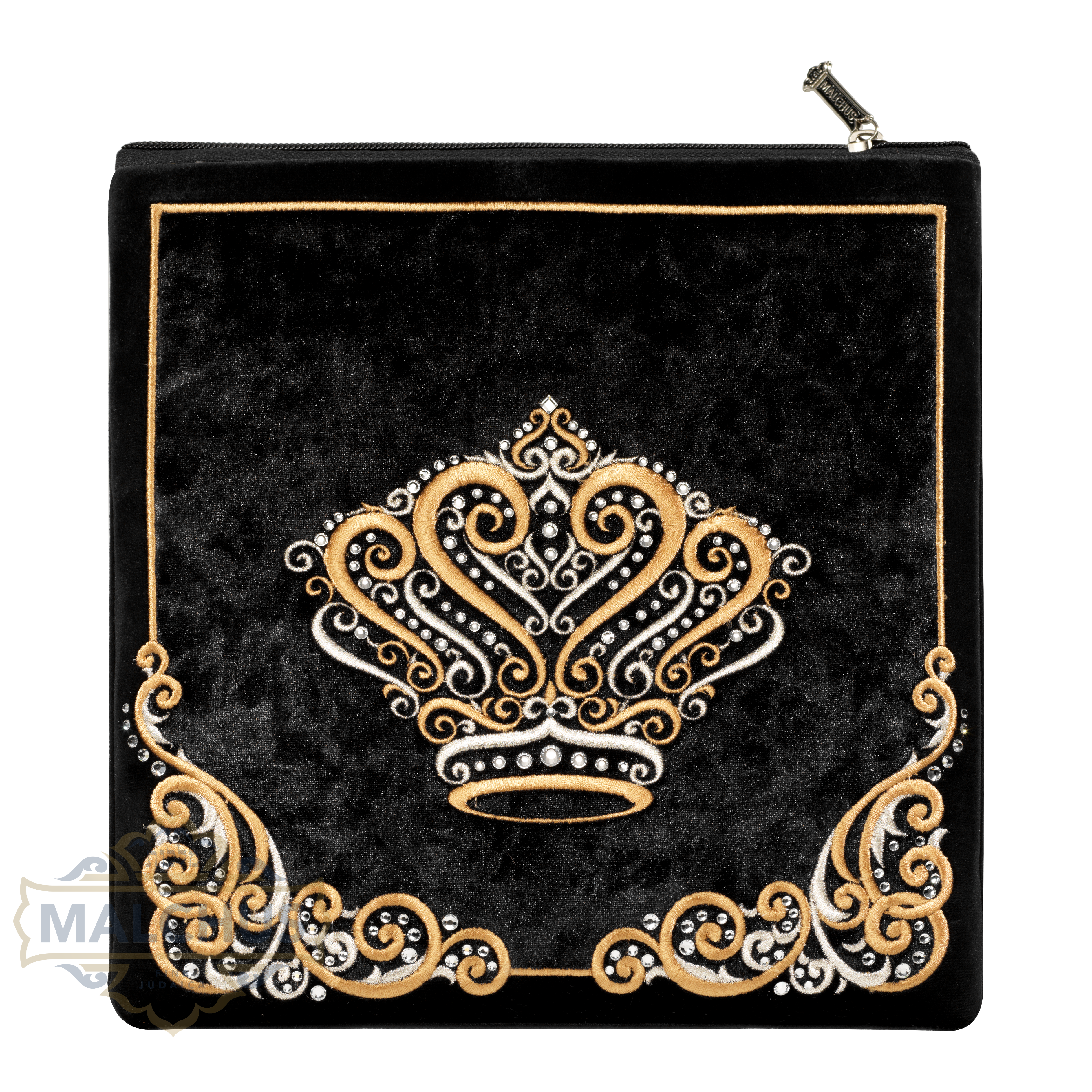 Bag #260 Black Velvet & Gold Emb