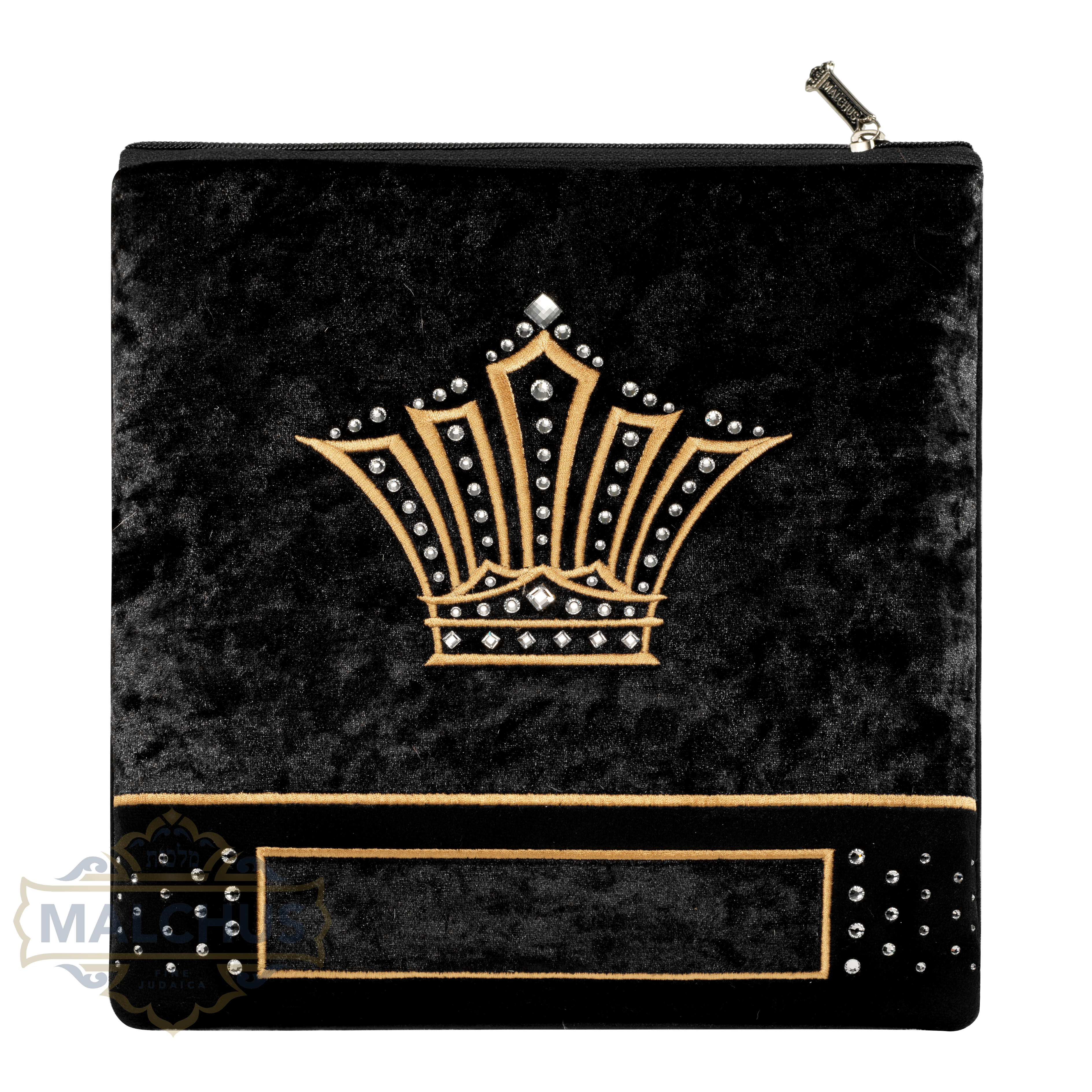 Bag #320 Black Velvet & Gold Emb