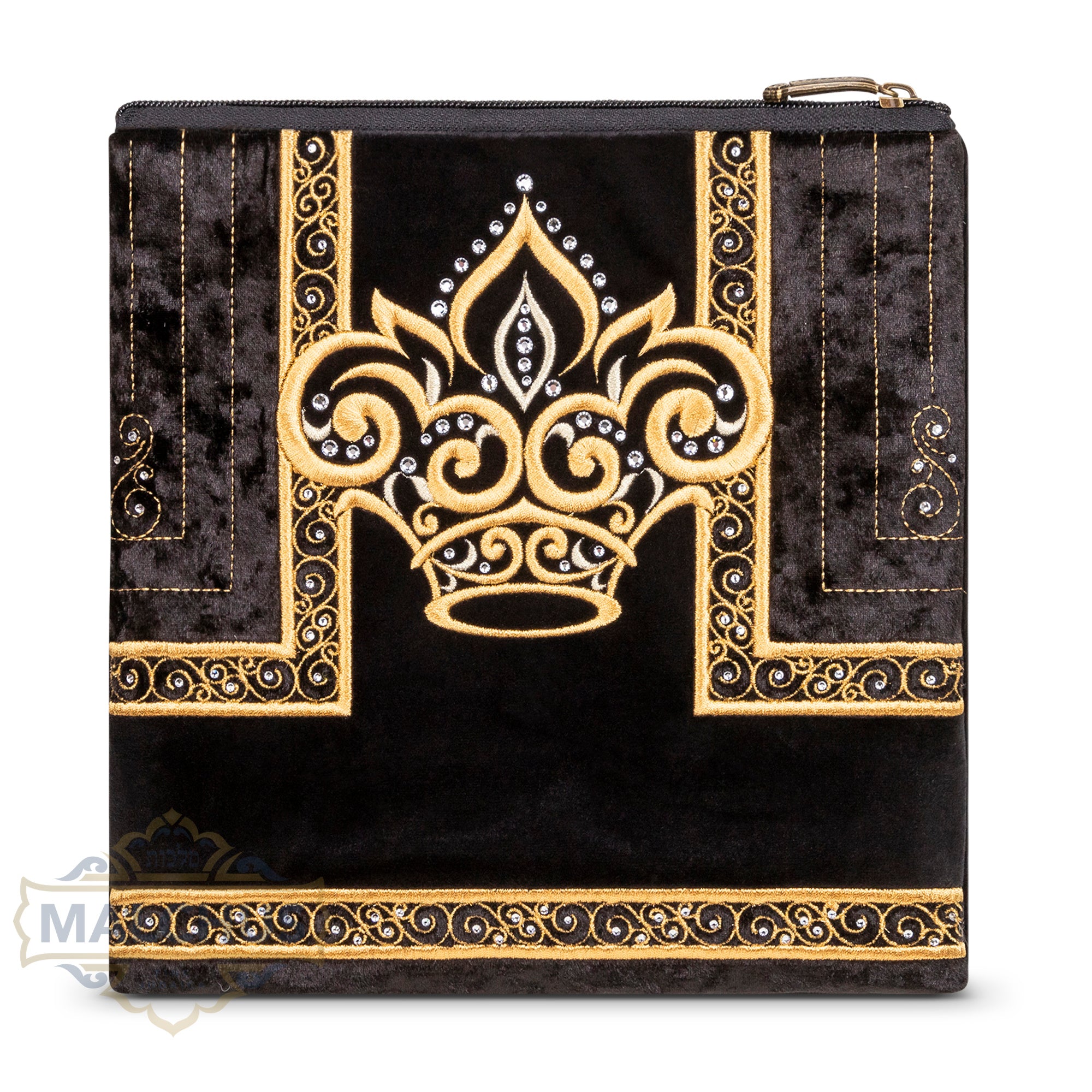 Bag #331 Black Velvet & Gold Emb