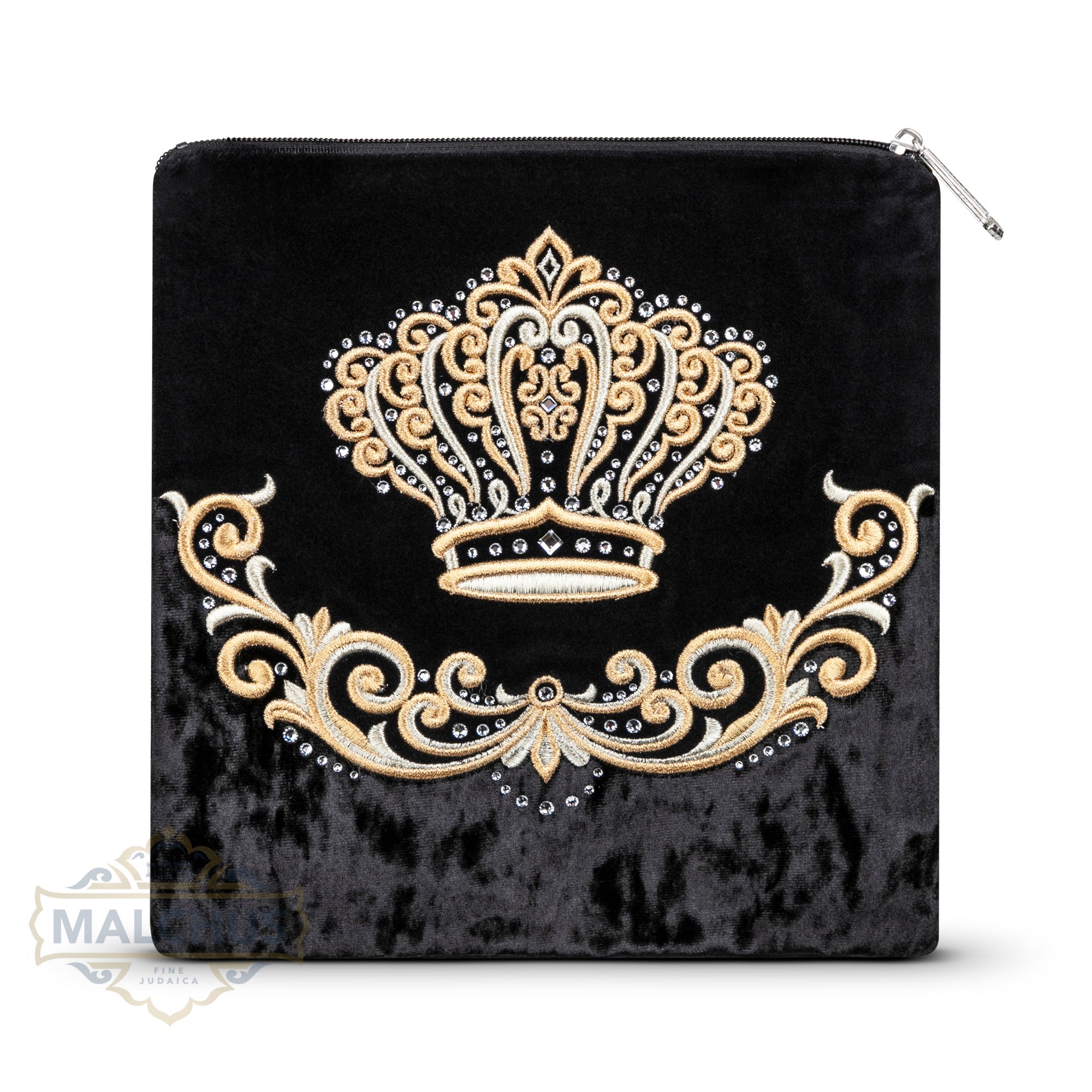 Bag #710 Black Velvet & Gold Emb
